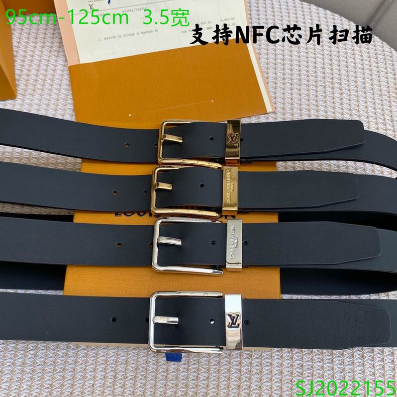 LV Belt 35mmX95-125cm 7D02